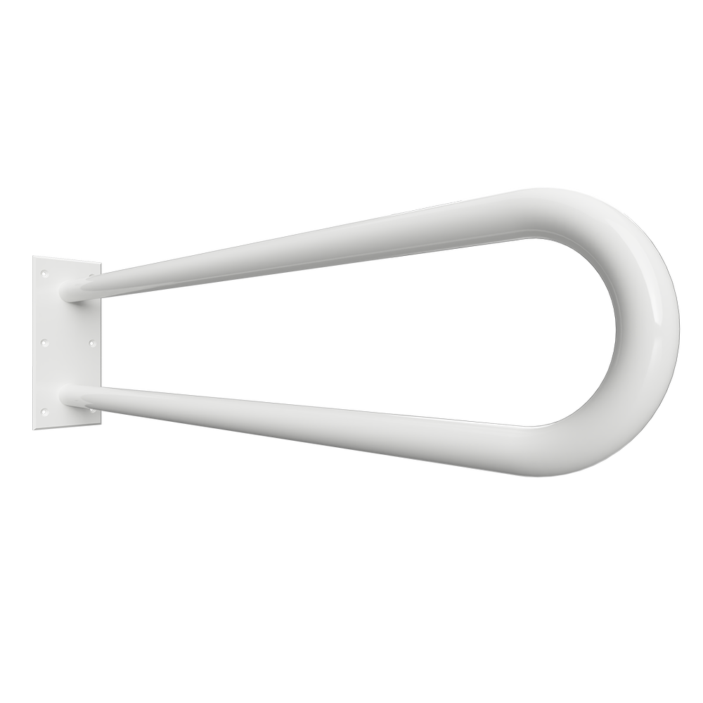 Nachhaltiger Haltegriff, U-förmig, 813 mm, weiß