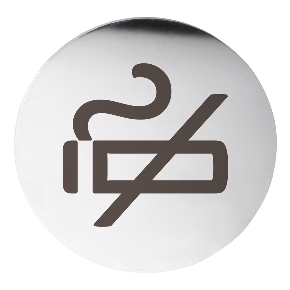 Piktogram Z kaz Kou en Nerez Lesk ALDA Hotel Equipment A s 